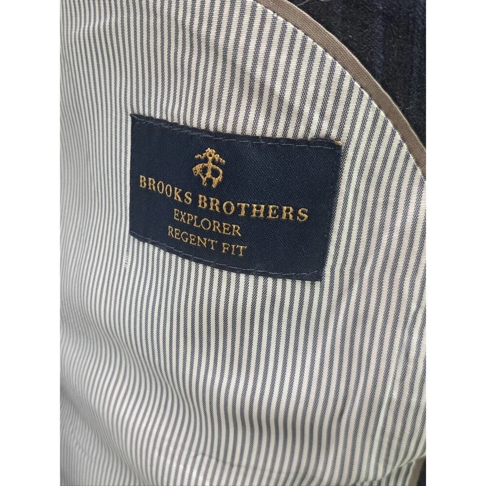Brooks Brothers Men's Blazer Sport Coat Explorer Regent Fit Navy 40R